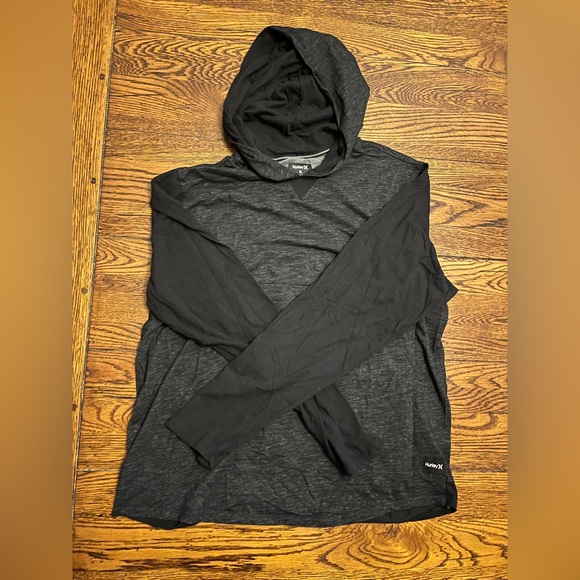 Men's Hurley Black Poncho Hoodie XL - Picture 3 of 3